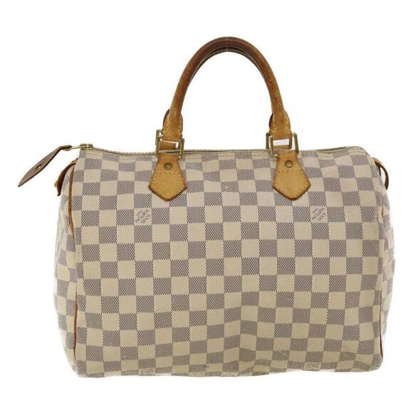 LOUIS VUITTON Damier Azur Speedy 30 Hand Bag - Picture 2 of 12
